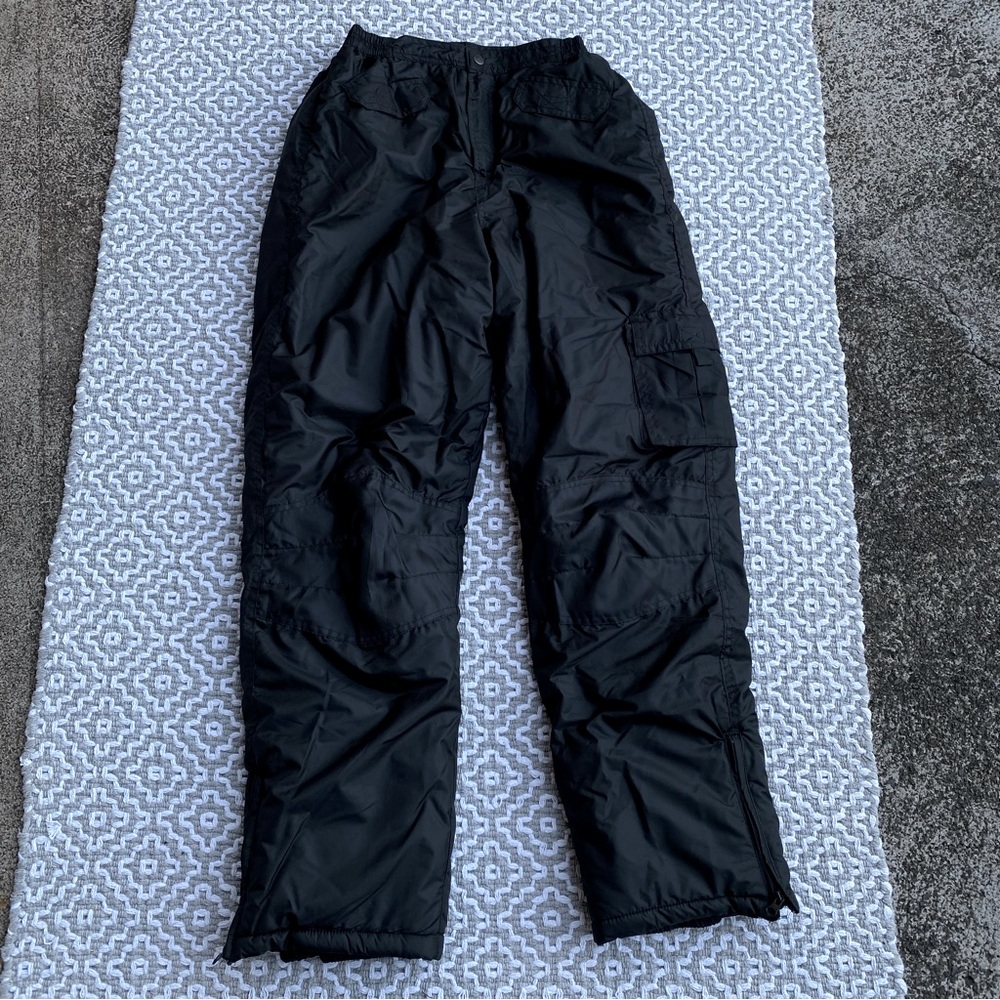 iEXTREME Unisex Ski Snowboarding Pants Boy’s Size 18/20 Black Winter Kid’s